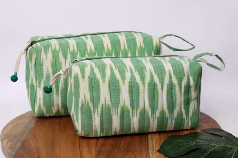 Multi Utility Ikat Pouch - Set of 2